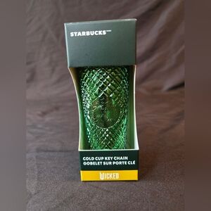 Starbucks Emerald City Dark Cold Cup Keychain